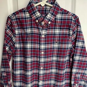 Boys Vineyard Vines Button down plaid shirt